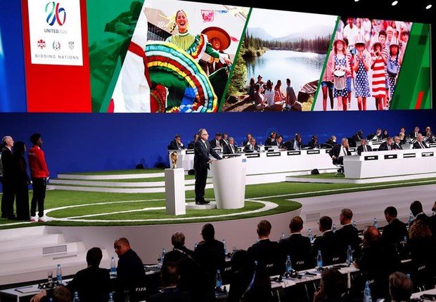 Estados Unidos, México e Canadá sediarão a Copa do Mundo de 2026