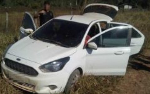 Em Juruena, ladrões rendem policiais, roubam armas e fogem