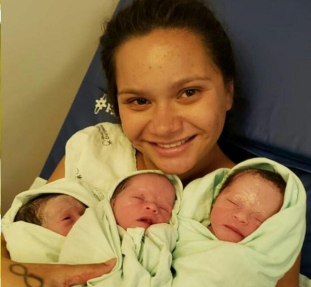 Mãe descobre gravidez de trigêmeas na hora do parto em Teresina
