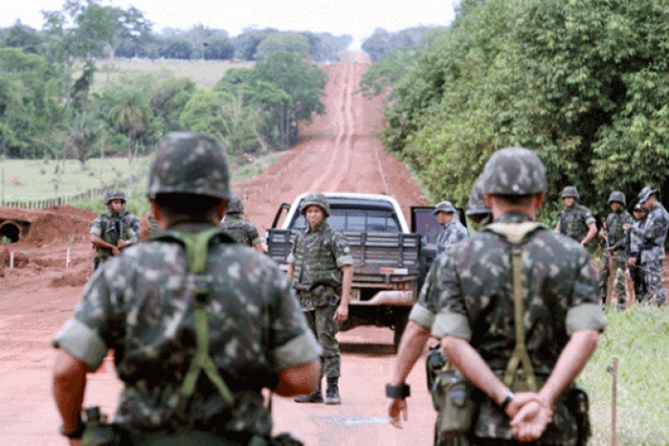Governo quer ampliar a presença do Exército na fronteira