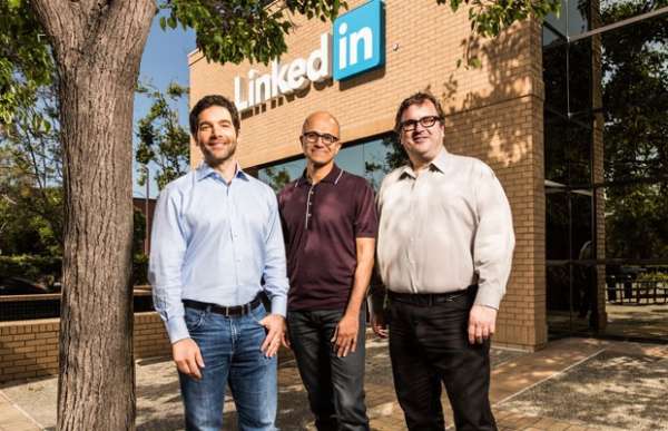 Microsoft compra a rede social LinkedIn por US$ 26,2 bilhões