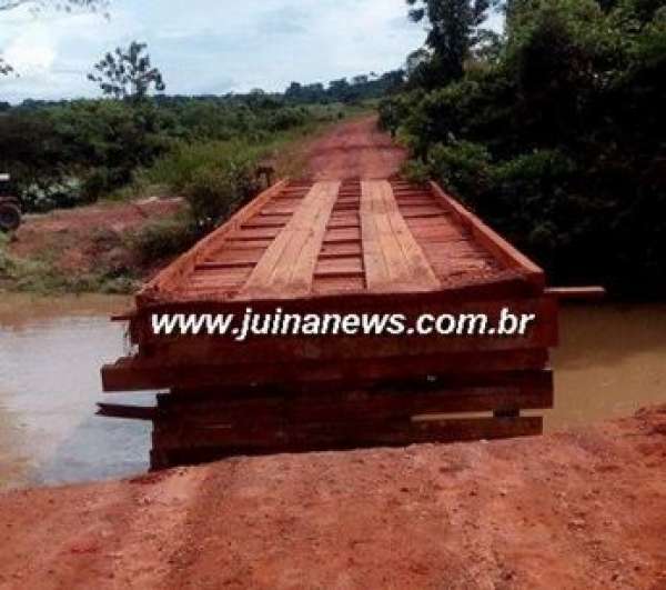 Cabeceira da ponte do Rio Juininha “roda” e deixa BR-174 interditada
