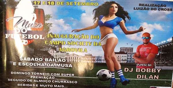 Vem aí a 1ª edição do concurso Musa do Futebol em Colniza-MT