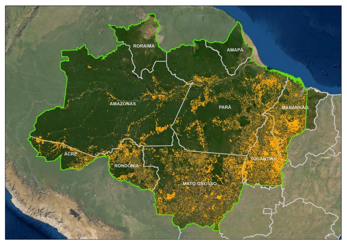 Área da Amazônia Legal atingida pelo fogo em 2022 equivale a quase 2 vezes o território de Sergipe