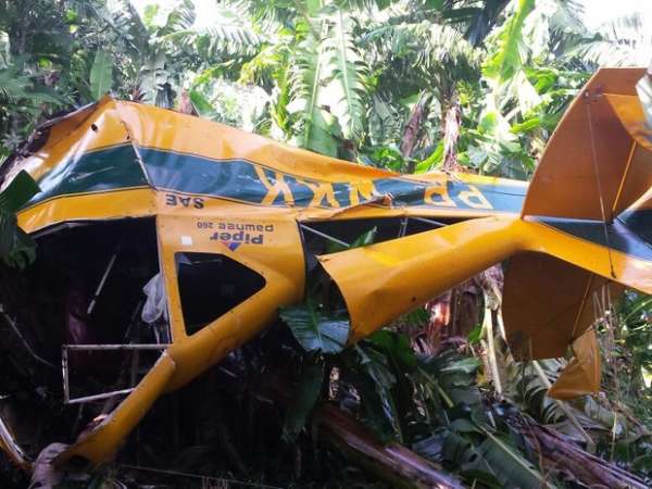 Piloto morre após dois aviões agrícolas baterem no ar em SC