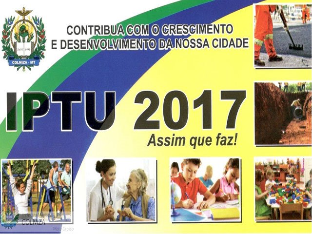 Prefeitura de Colniza Lança Campanha do IPTU 2017