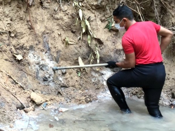 Homem morre soterrado e corpo é resgatado por bombeiros de Lucas do Rio Verde