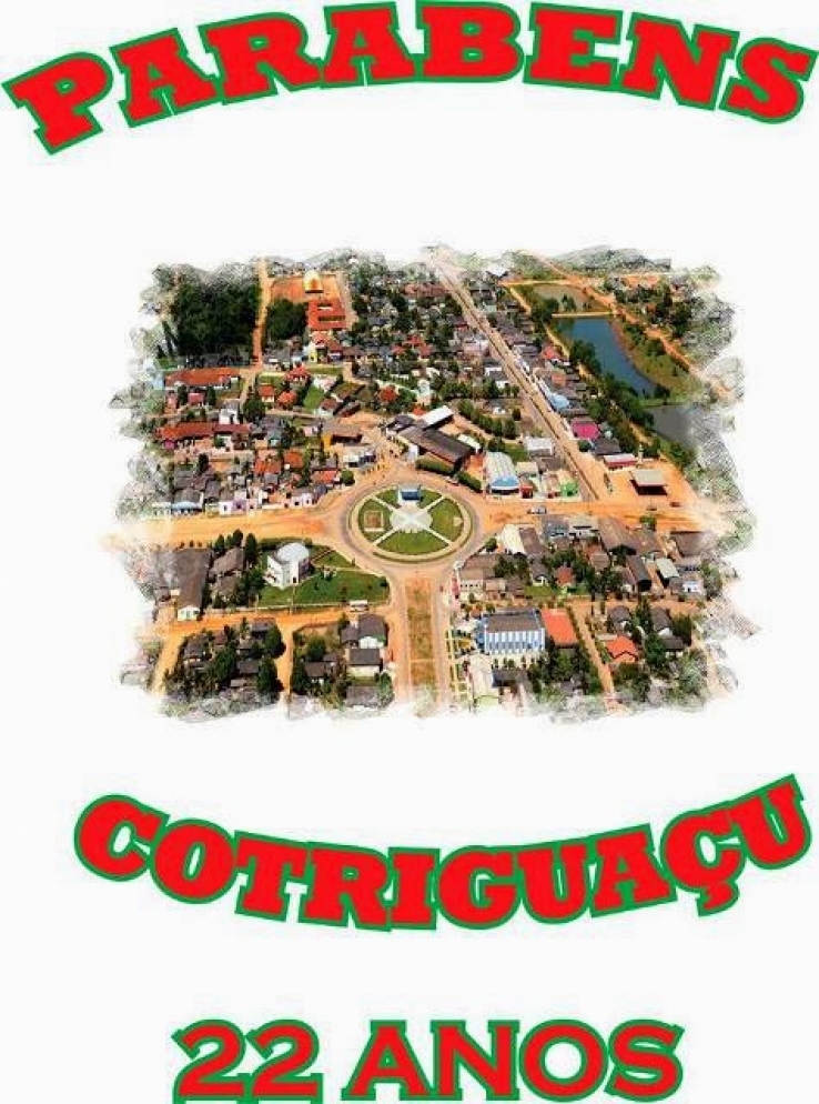 Convite- Prefeitura Municipal de Cotriguaçu, convida a população para prestigiar o 22º Aniversario 