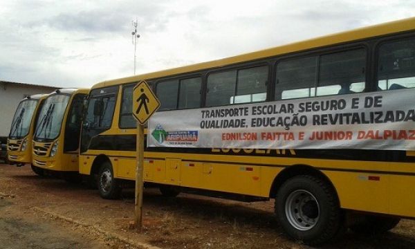 Prefeitura de Aripuanã reforça frota escolar com aquisição de novos ônibus