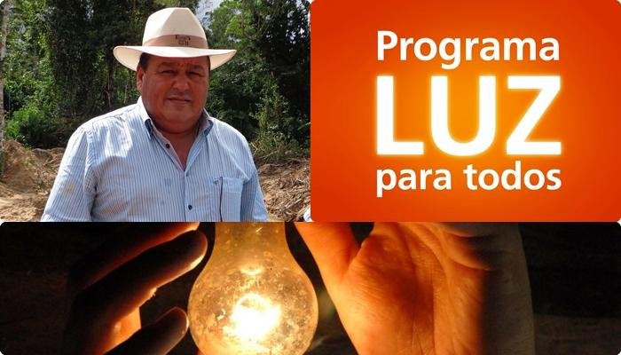 Prefeito Vando participa da assinatura do termo de compromisso para execução de obras do “programa luz para todos”