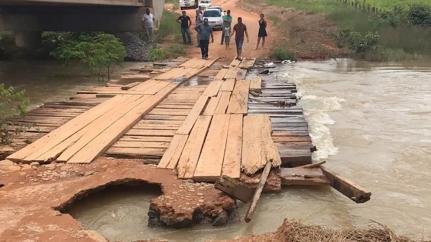 Por causa de pontes, Nova Monte Verde decreta emergência