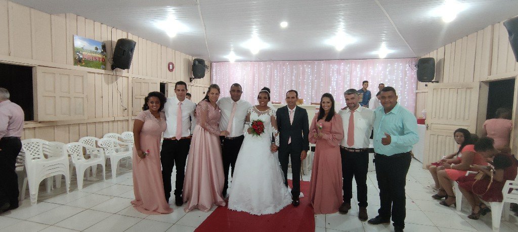 Cerimônia religiosa do casamento de Welinton Mamedes e Kálita Destro.