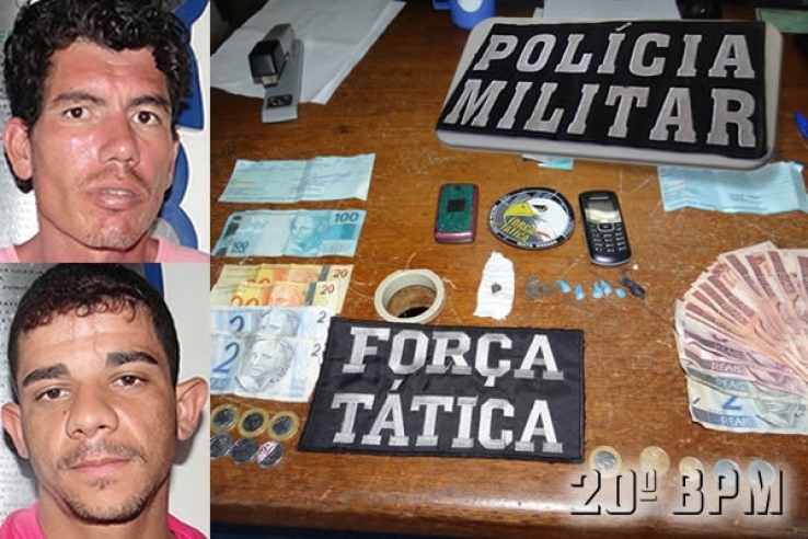 JUÍNA - FORÇA TÁTICA PRENDE JOVEM POR TRÁFICO DE DROGAS E CUMPRE MANDADO DE PRISÃO