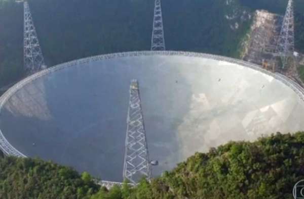 China inaugura o maior radiotelescópio do mundo
