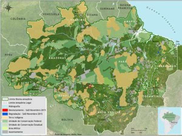 Pelo 3º mês consecutivo, MT é líder de desmatamento da Amazônia Legal