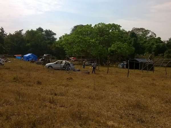 Grileiros invadem fazenda e acampam em área de preservação em MT