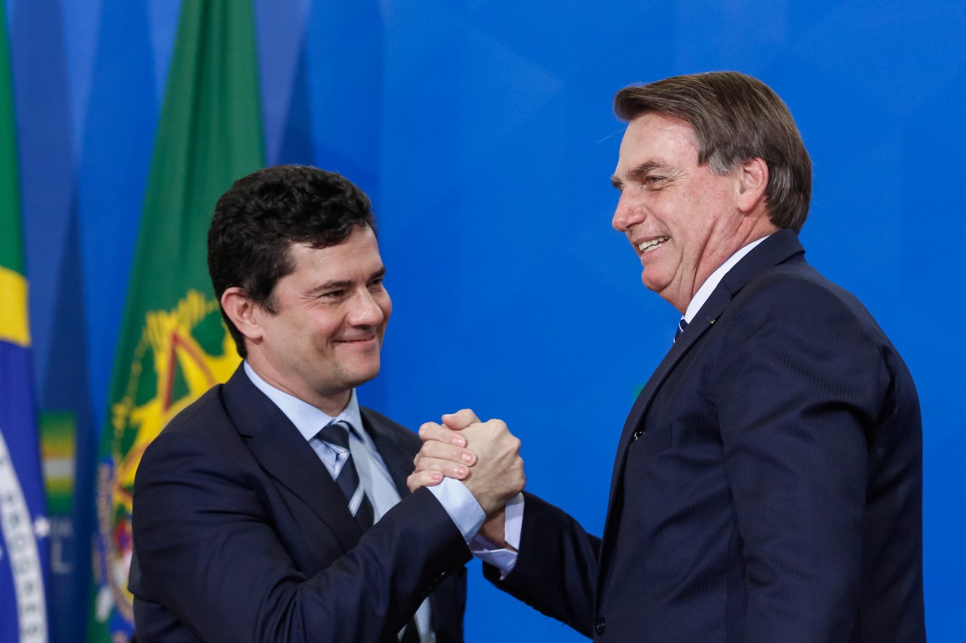 Sergio Moro declara apoio a Bolsonaro no 2º turno