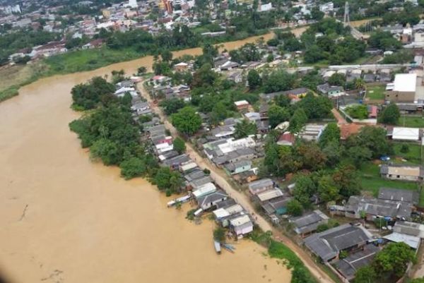 Acre: chuvas afetam 800 famílias em Brasileia e deixam 200 pessoas desabrigadas