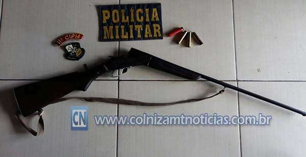 Moradora do município de Colniza-MT é presa por posse ilegal de arma de fogo
