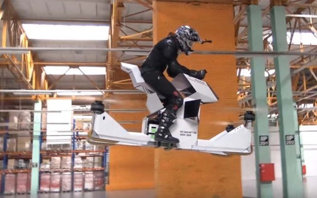 Russos criam moto que pode voar