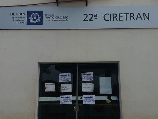 Sem reajuste salarial, servidores da Ciretran de Tangará da Serra cruzaram os braços