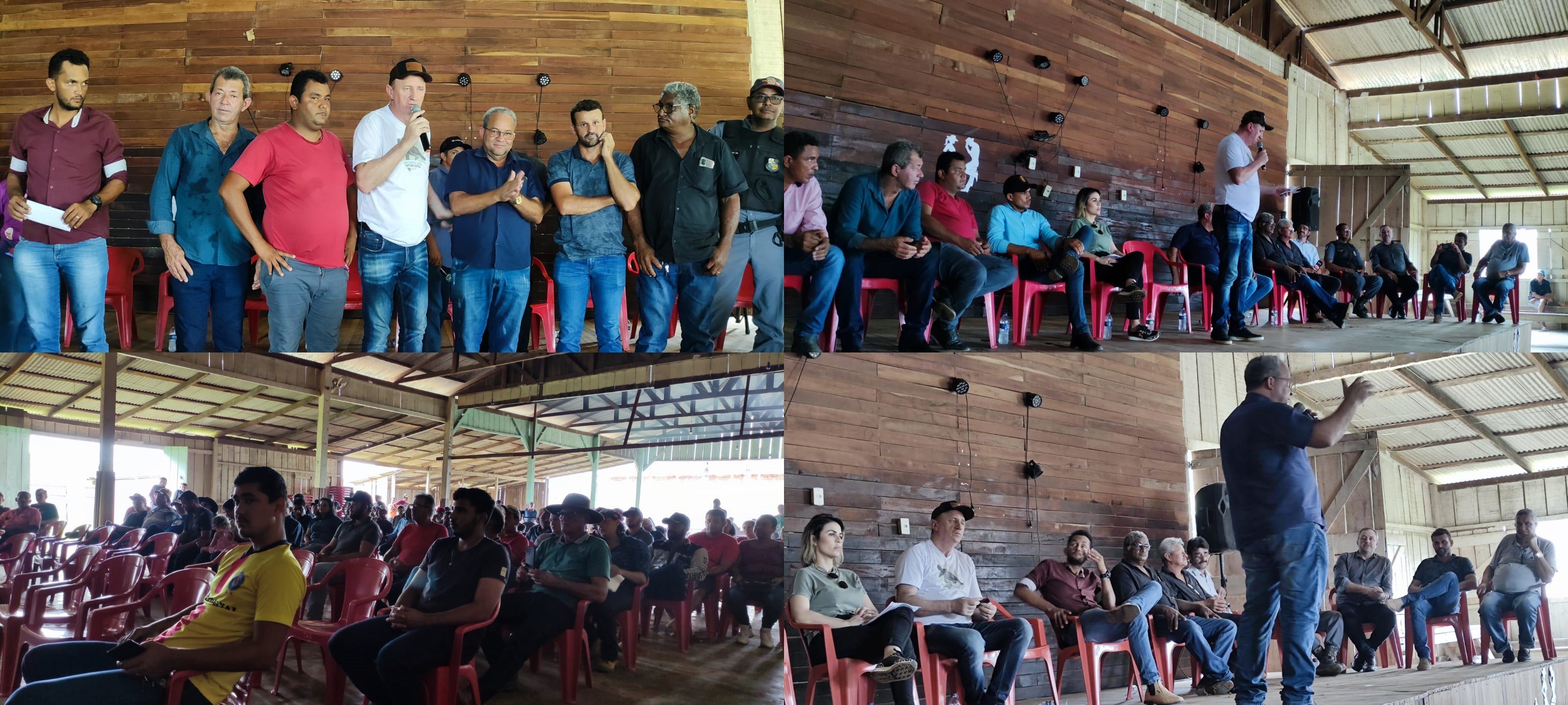 Deputado Federal Neri Geller se reúne com moradores do Distrito de Guariba