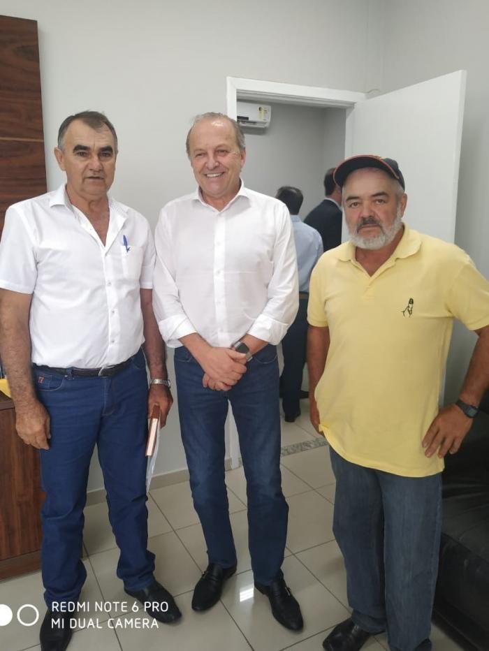 Vereadores de Colniza, se reúnem com o vice-governador de MT, e com o deputado Dilmar Dal Bosco