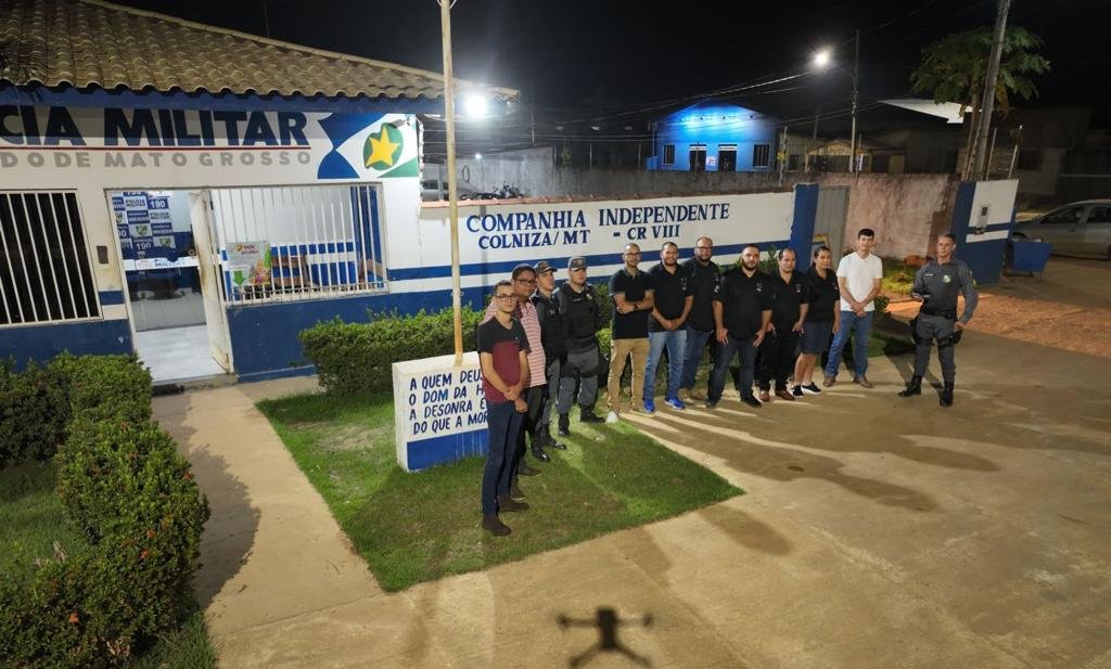 CONSEG realiza doações para a polícia militar e polícia civil do município de Colniza