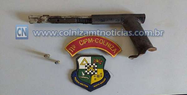 Policia Militar recupera notebook roubado e apreende arma de fogo em Colniza-MT