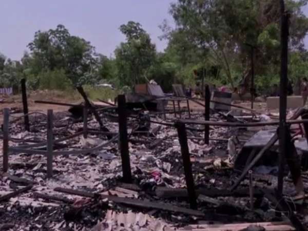 Casa de catadora de latinhas com 7 filhos fica destruída após incêndio