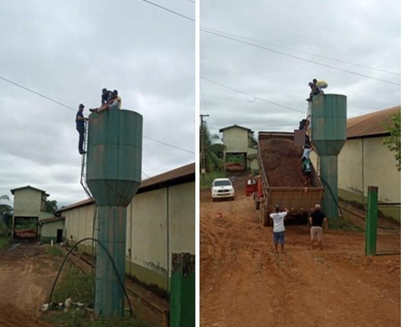 Polícia Militar salva jovem que ameaçava pular de uma caixa d’água em Colniza