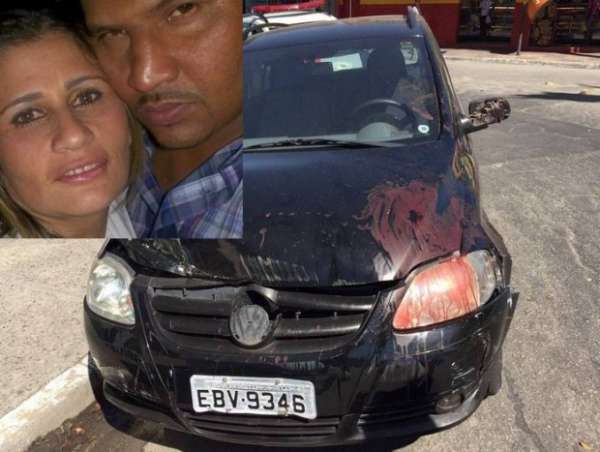 Homem esfaqueia esposa e passa com carro diversas vezes sobre o corpo