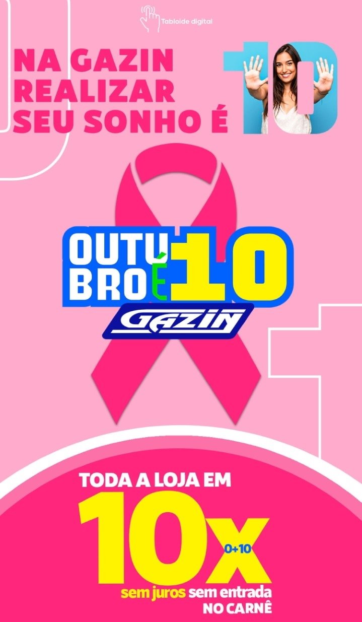 Promoção Outubro é 10 na Gazin em Colniza