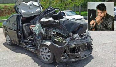 Cantor sertanejo morre após acidente entre carro e caminhão