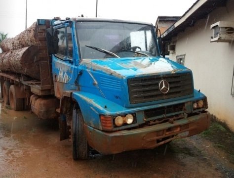 Ação conjunta das Policias Civil e Militar apreende mais dois caminhões de madeiras roubadas do assentamento ENA