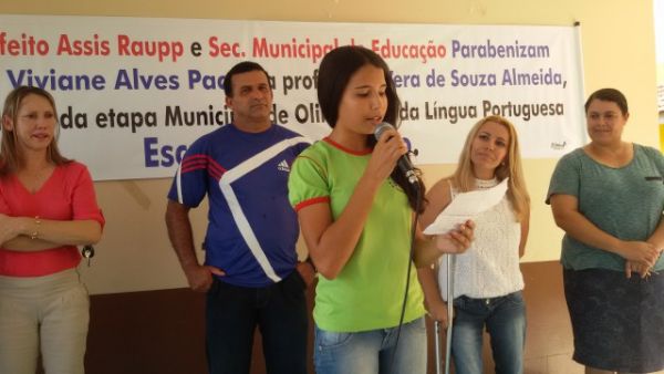 Escola Vinicius de Moraes apresenta aluna que irá representar Colniza na 4ª Edição da Olimpíada de Língua Portuguesa – Escrevendo o Futuro