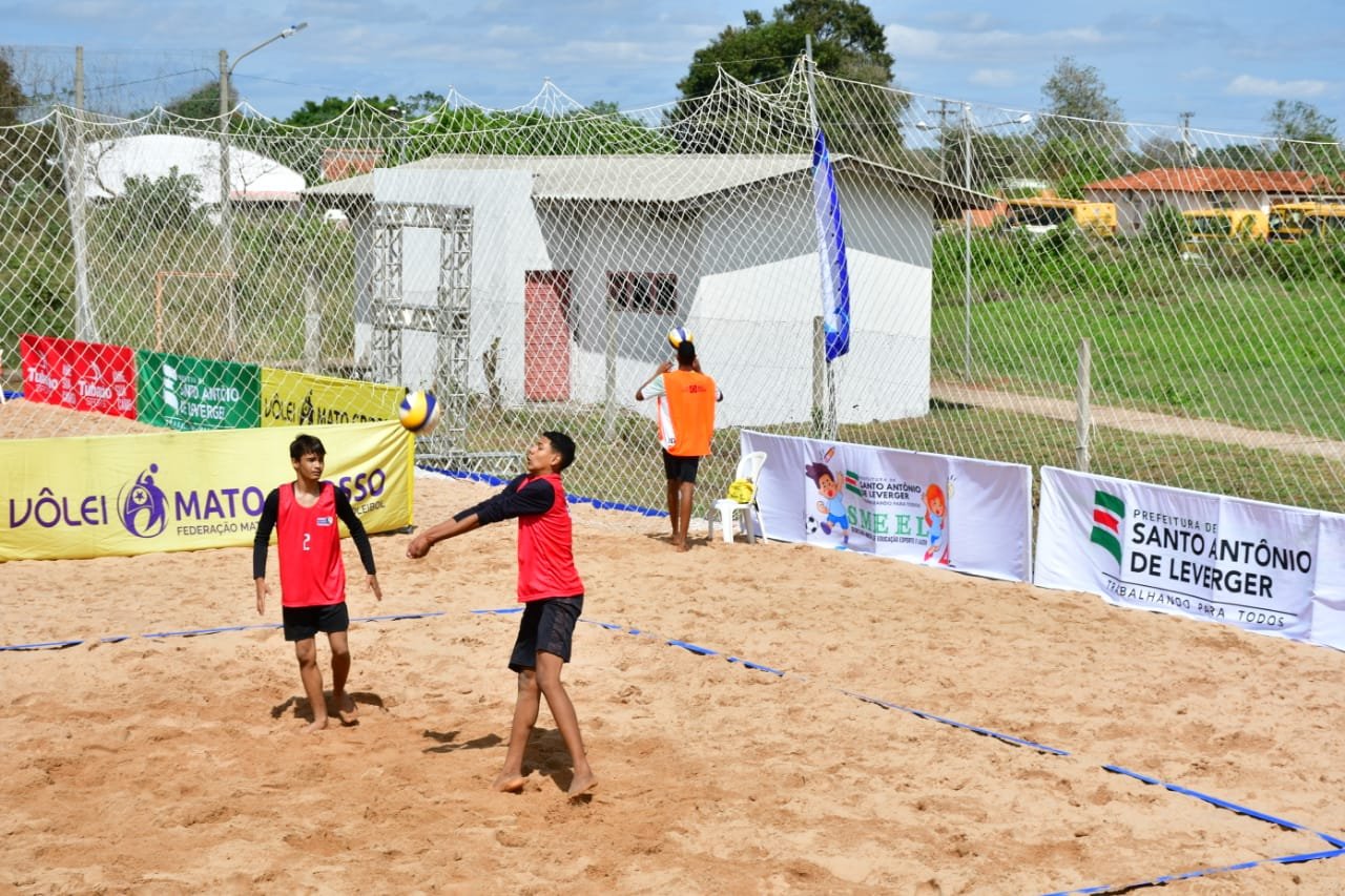 Torneio de Vôlei de Praia começa hoje em Santo Antônio de Leverger