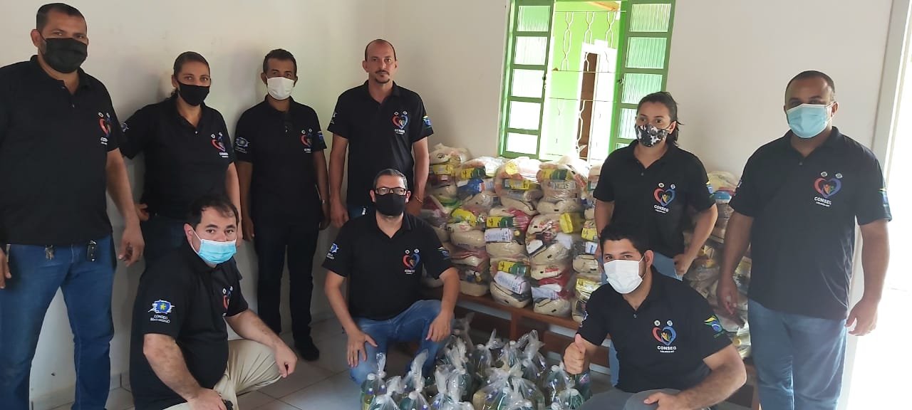 CONSEG de Colniza realiza entrega cestas básicas e kits de materiais de limpeza para famÃlias carentes do municÃpio