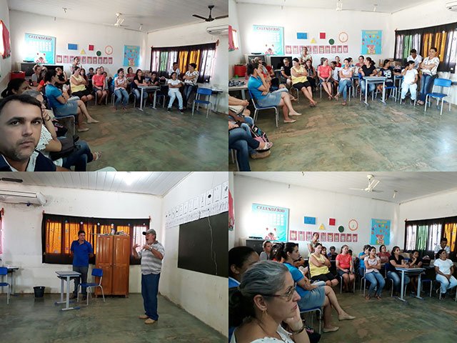 Vereador Johnatan participa de reunião do Conselho Deliberativo da Escola Municipal Valmir Neumann em Colniza-MT