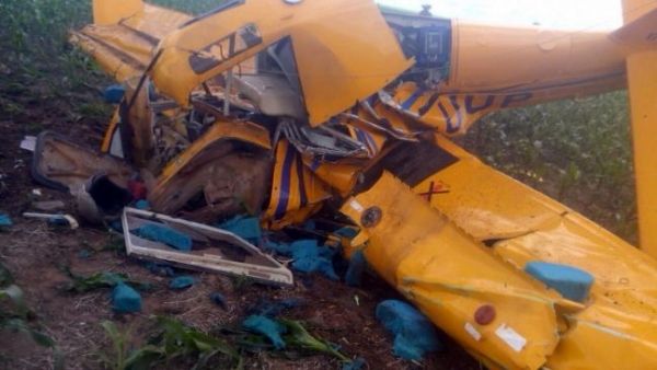 Avião cai na divisa entre Diamantino e Campo Novo do Parecis e piloto morre