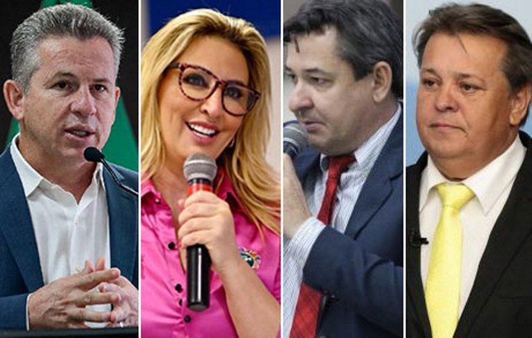 Quatro candidatos concorrem ao governo de Mato Grosso em 2022